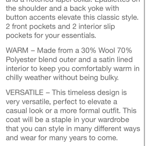 Alpine Swiss Jake Mens Wool Pea Coat Double
Breasted Jacket Gray nwt - Picture 9 of 9